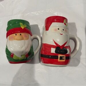 Santa gnome Christmas Mug set